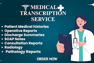 do professional medical transcription, transcripts audio to text, medical