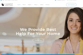 build squarespace cleaning website office website house janitorial website