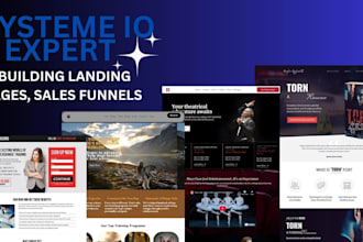 create systeme io sales funnels and online course promotion landing page