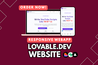 do ai website development with lovable and supabase, ai webapp mvp