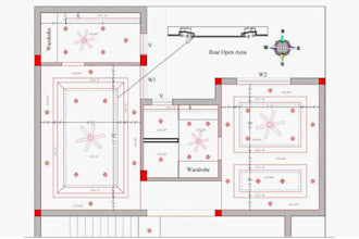 do detailed reflected ceiling plans for your offices and rooms