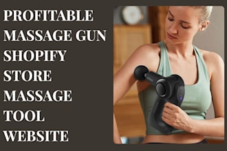 massage gun shopify store massage theraphy tool store fascia gun shopify website
