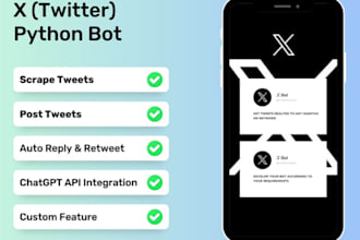 create custom twitter or x bot without paid API