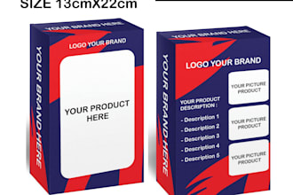 design professional packaging and dieline for your product