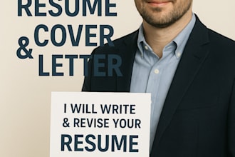 create a professional resume and cover letter to boost your career