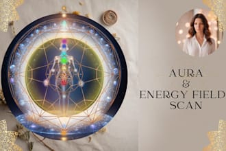 do full aura and energy fields scan and send healing