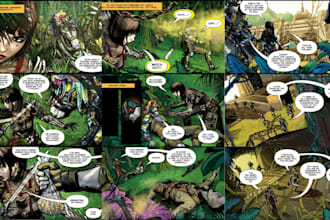draw graphics novel manga page nsfw anime manga comic artist comic illustration