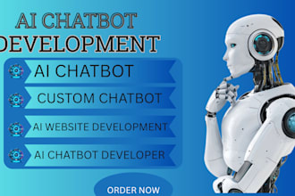 develop ai chatgpt mobile app, ai website and chatbot