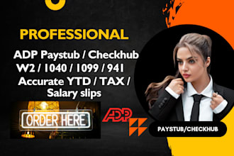 adp paystub, check stub, pay stubs, payroll report, w2, 1040, 1099, w2 forms
