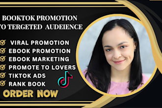 rank and promote your book ebook on tiktok booktok kdp ads