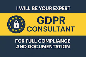 be your expert gdpr consultant for full compliance and documentation