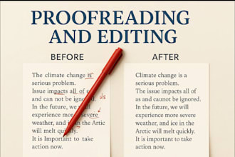 proofread and edit content as an english lit student