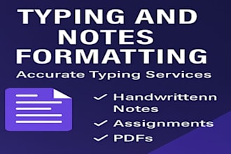 convert handwritten notes or pdfs to word