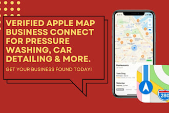 set up verified pressure washing car detailing apple map listing apple connect