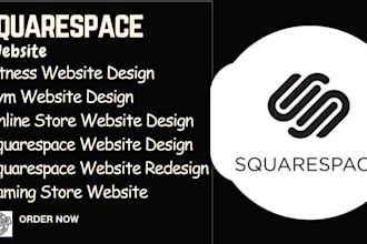 build squarespace website, design or redesign squarespace, website development