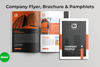 design flyer, brochure, pamphlet or leaflet