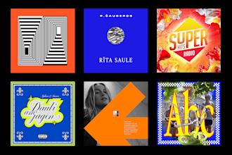 do conceptual single or album cover art