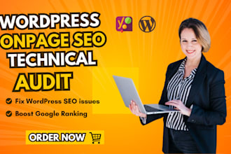 do yoast on page SEO and technical audit for wordpress