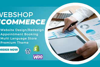 webshop wordpress ecommerce website ionos godaddy bluehost hostinger