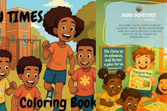 do 3d african american storybook childrenbook book illustration children story
