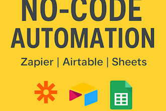 automate your workflows using airtable, zapier,google sheets