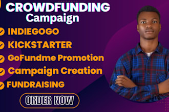 do crowdfunding campaign promotion kickstarter indiegogo gofundme fundraising