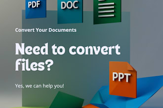 convert PDF or hand writing to word, google docs, powerpoint