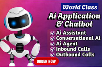 build ai assistant, conversational ai , ai agent  for inbound and outbound call