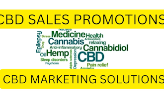 do cbd promotion, hemp oil, marijuana and cannabis marketing to boost sales