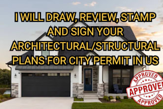 draw review and stamp engineering plan architectural drawing floor plan pe mep
