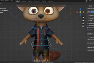 3d biped character for wonder dynamic,ue5,4 face rig,livelink,roblox autopro rig