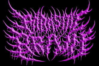 do death metal, black metal, and brutal death metal logo