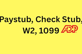 paystub, check stub, stubs, w2, 1099, 1044
