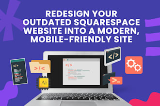 redesign your outdated squarespace business website