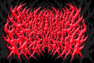 make metal, hardcore, heavy metal, black metal band logo