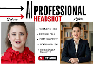 do amazing professional social media ai headshot ai influencer from your selfie