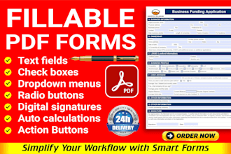 create fillable PDF form in adobe acrobat and editable PDF