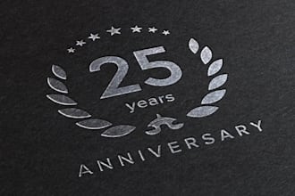 design awesome logo for event business anniversary