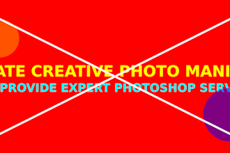 create creative photo manipulations and provide expert photoshop services