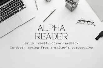 alpha read your manuscript and provide feedback