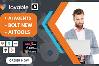 do lovable ai web app using bolt new n8n ai agents integrate smart ai automation