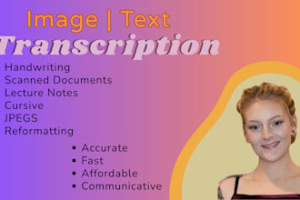 transcribe handwritten notes, images, and pdfs into text