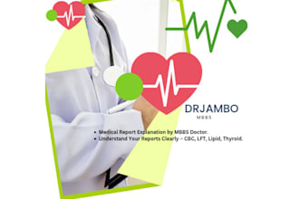check your medical report and explain it in simple terms