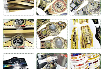 do advanced your business cigar label, cigar logo, bands and cigar box design