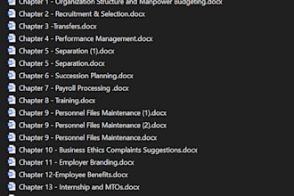create business policies, procedures, and process improvement plans
