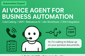 develop ai agent for business using vapi relevance ai n8n cold calling