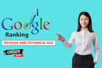 skyrocket your google ranking with expert on page and technical SEO services