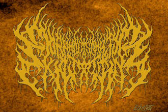 do death, black metal, grindcore, hardcore band logo
