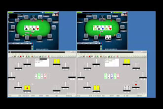 develop igaming website, advanced poker ai bot, ai model, gto,piosolver, python
