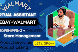 be your walmart virtual assistant and manage your walmart store
